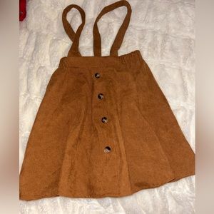 Girls SHEIN overall skirt 6y